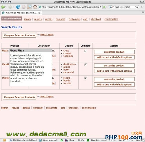 运行中的 jTip 的截图